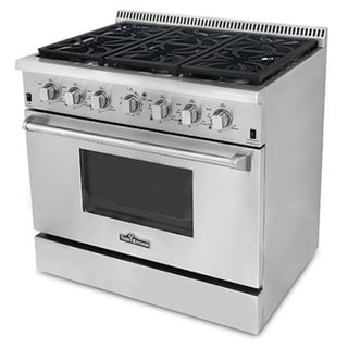 Professional Style 36-inch Gas Range with 6 Burners (hrg3618u)