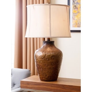 ABBYSON LIVING Zen Antique Copper Table Lamp