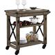 Altra Wildwood Wood Veneer Multi-purpose Rolling Cart