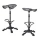 Christopher Knight Home Tofolli Swivel Adjustable Cast Aluminum Barstool (Set of 2)