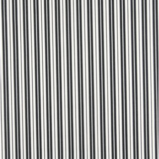 B467 Black Ticking Striped Outdoor Marine Upholstery Fabric