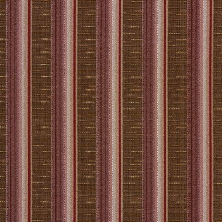 A368 Contemporary Red Pink and Brown Striped Tweed Upholstery Fabric