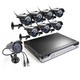 Zmodo 8-channel 960H DVR HDMI Surveillance Security System with 8 High-Res Weatherproof Cameras