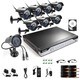 Zmodo 8-channel 960H HDMI DVR Surveillance Security System with 8 High-Res Weatherproof Cameras and 1TB HDD Installed