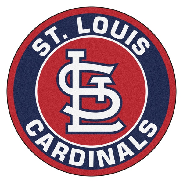 Fanmats MLB St. Louis Cardinals Red and Navy Nylon Roundel Mat (2&#39;3 x 2&#39;3) - 17426623 ...