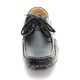 Roucs Cas-904s Men's Low Top Lace Up Perforated Moccasin Casual Oxfords
