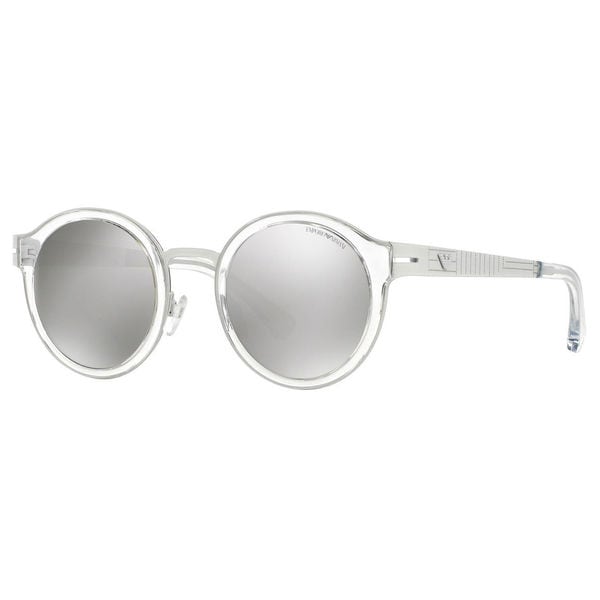 Emporio Armani Men's EA2029 Metal Round Sunglasses