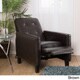 Christopher Knight Home Ethan Tufted Bonded Leather Recliner Chair