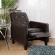 Christopher Knight Home Ethan Tufted Bonded Leather Recliner Chair