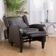 Christopher Knight Home Carter Wing-Back Bonded Leather Recliner Chair