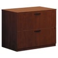 basyx by HON BL Medium Cherry 35 1/2 x 22 x 29 Laminate 2-drawer Lateral File