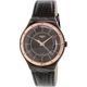 Swatch Men's YWB403 'Irony' Black Leather Watch