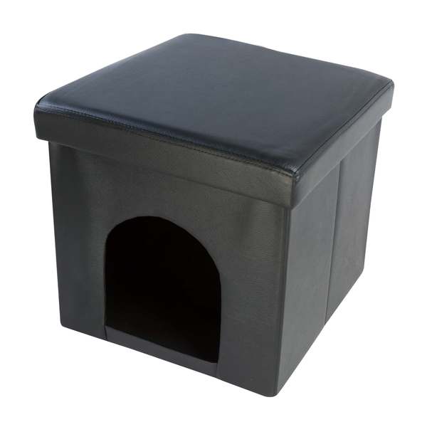 Hodedah Foldable Storage Pet Ottoman 17436607