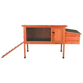 1-Story Chicken Coop with Exterior Ramp