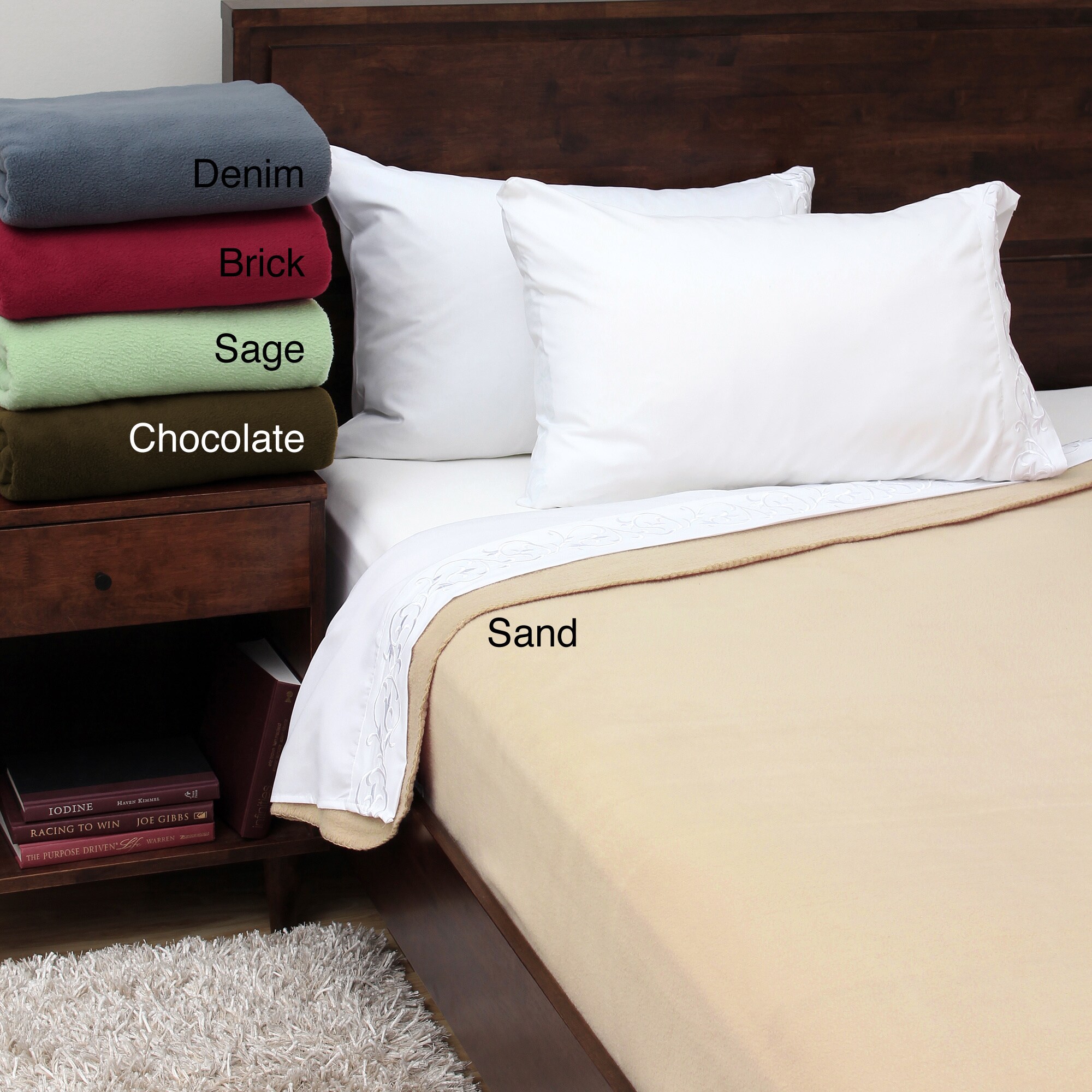 Supreme Warmth Fleece Blanket Overstock Shopping Top Rated Blankets