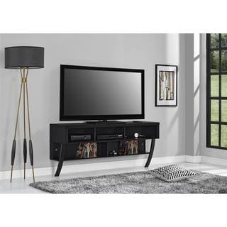 Altra Black Oak Wall Mounted 60-inch TV Stand