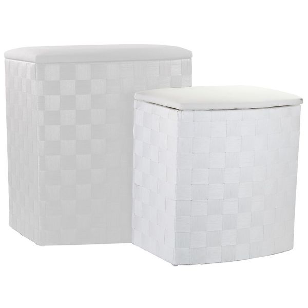 Home Basics Wicker Laundry Hampers (Set of2)