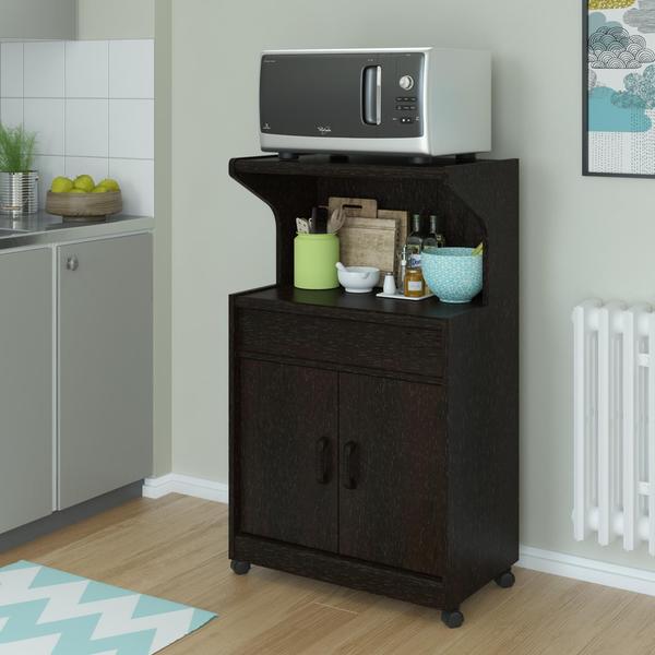 Altra Newton Microwave Cart with Shelf