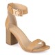 Journee Collection Women's 'Vine' Strappy Chunky Heel Pumps
