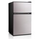 Midea Cu Ft Double Door Compact Refrigerator Freezer Bed Bath