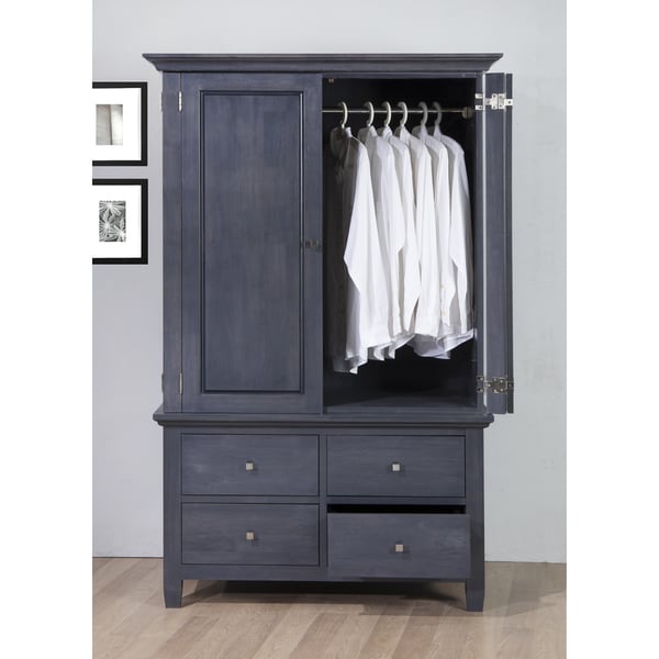 Bedroom Wardrobe Armoire Clothes Storage Closet Furniture 4