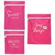 The Macbeth Collection Pink 3-piece Wash Bag Set