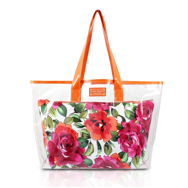 Jacki Design Tropicana Floral 2-pciee Tote Bag Set