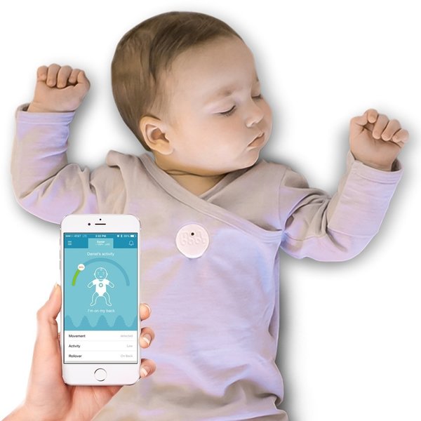 MonBaby White Smart Button Baby Monitor
