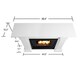 Real Flame Hillcrest White Gel Fuel 48.4-inch Fireplace