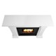 Real Flame Hillcrest White Gel Fuel 48.4-inch Fireplace
