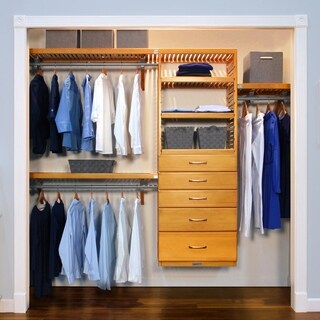 John Louis Standard Solid Wood Closet System - 11051236 - wcy.wat.edu.pl Shopping - Great Deals ...