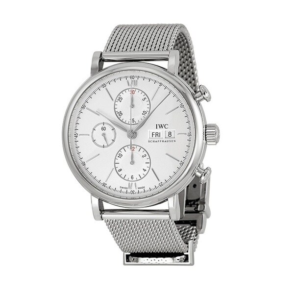 IWC Men's IW391009 'Portofino' Chronograph Manual Wind Stainless Steel Watch