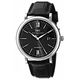 IWC Men's IW356502 'Portofino' Automatic Black Leather Watch
