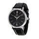 IWC Men's IW356502 'Portofino' Automatic Black Leather Watch