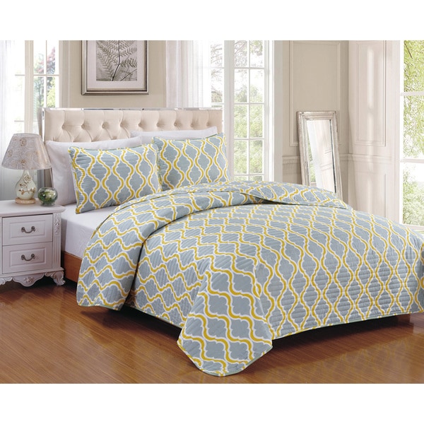 TurnerYellow 3-piece Quilt Set