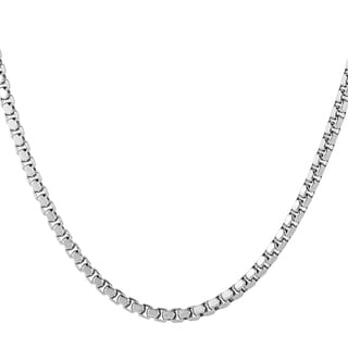 Men's Stainless Steel Box Chain Necklace