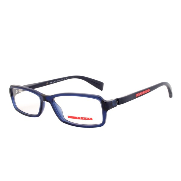 Prada Eyeglass Frames VPS 04B 0AX-1O1, Navy Blue Frame ...