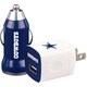 Mizco NFL Home and Away USB Chargers (Pack of 2)