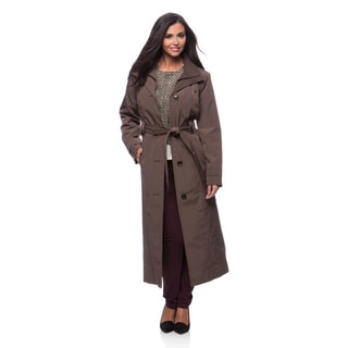 London Fog Missy Long Rain Bib Coat