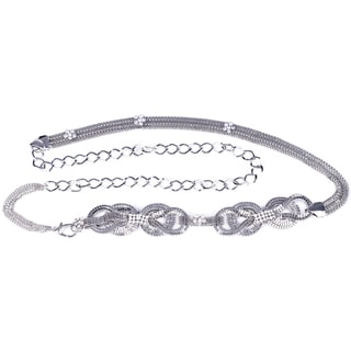 J. Furmani Double Bow Chain Belt