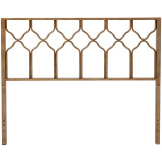 Honeycomb Deluxe Brusehd Gold Headboard