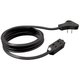 Stanley 31119 CordMax9 LP Polarized Low Profile 3-Outlet Indoor Extension Cord, 9-Feet, Black