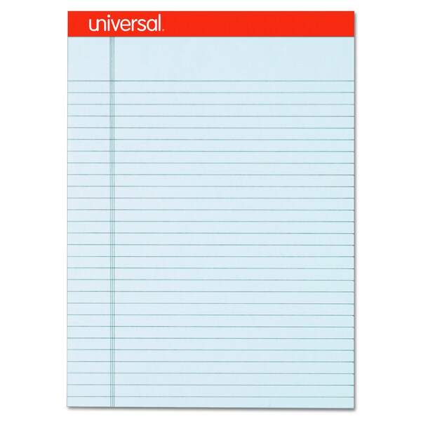 Universal Fashion-Colored Perforated Gray Note Pads (Pack of 6 Pads)
