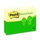 Post-it Greener Notes Canary Yellow Recycled Notes (Pack of 12)