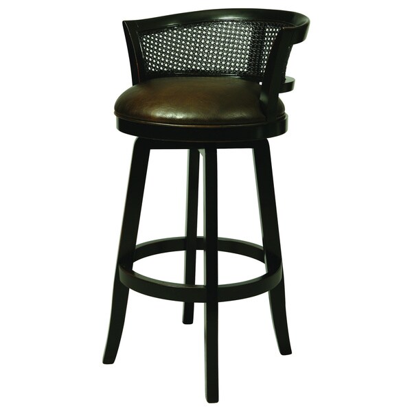 Grand Palace Swivel Brown Barstool