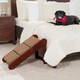 PAW Mahogany Padded Pet Ramp with Folding Legs