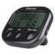 INSTEN Digital LCD Black Thermometer/ Hygrometer Gauge Clock