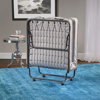 InnerSpace Torino Roll-Away Folding Guest Bed with Grey Cover