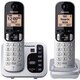Panasonic KX-TGC222S DECT 6.0 Expandable Digital Cordless Answering System with 2 Handsets (Refurbished)