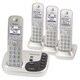 Panasonic KX-TGD224N DECT 6.0 Expandable Digital Cordless Answering System with 4 Handsets (Refurbished)